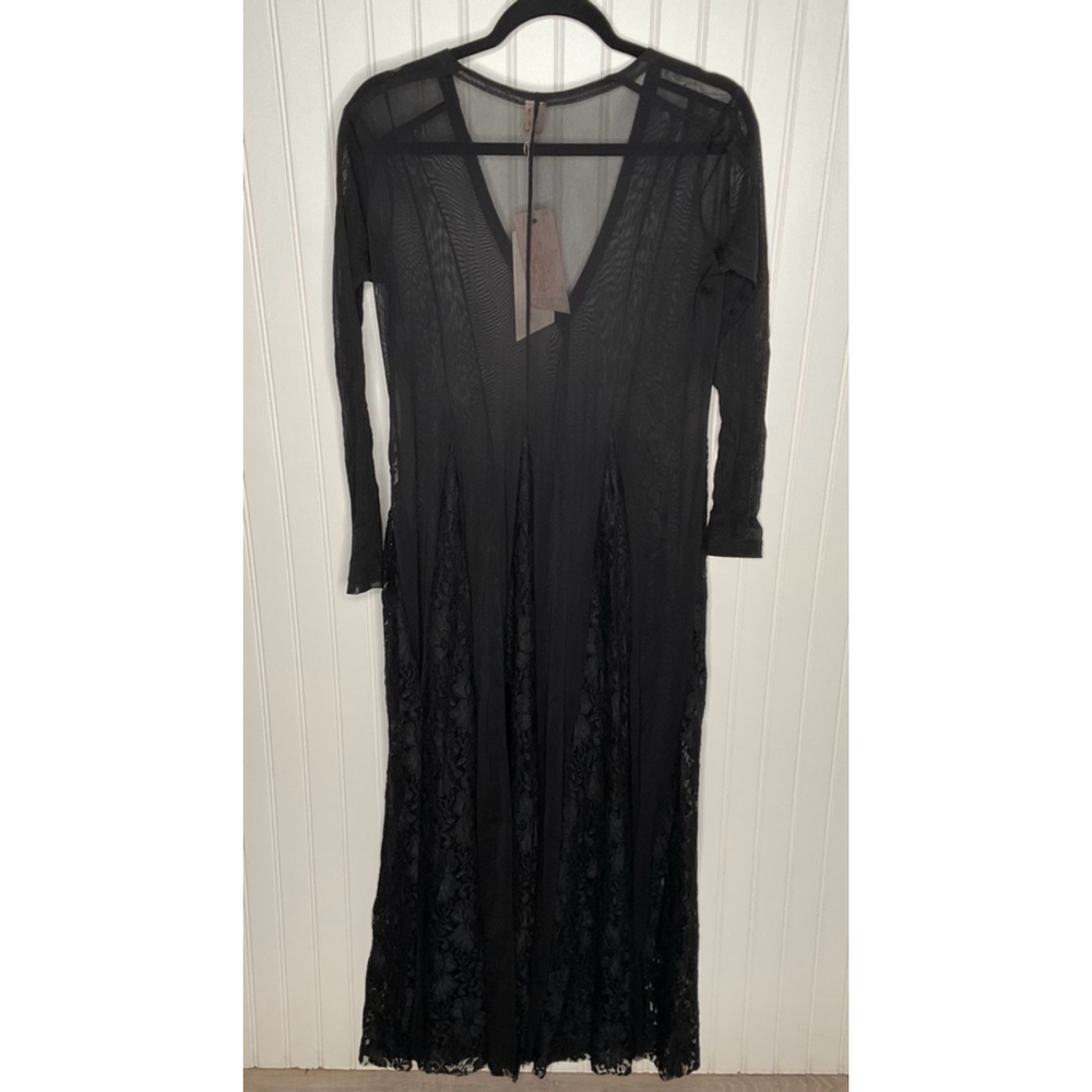 We Are HAH Mama C Maxi Sheer Boho Slip Dress free people revolve Anthropologie - Picture 5 of 7